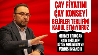 Ulusal Çay Konseyi Başkanı Erdoğan: "Ben hain değilim"