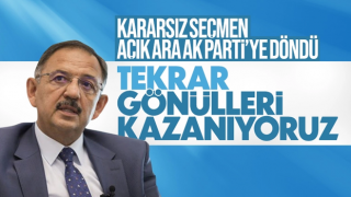 Mehmet Özhaseki: Kararsız seçmen açık ara partimize yöneldi