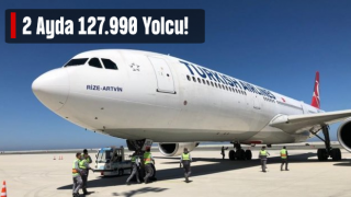 Rize-Artvin Havalimanı’nı 2 Ayda 127 Bin 990 Yolcu Kullandı