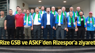 Rize GSB ve ASKF’den Rizespor’a ziyaret