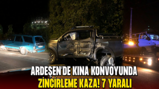 Rize’de Zincirleme Kaza: 7 Yaralı