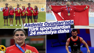 Türkiye Akdeniz Oyunları'nda 24 madalya daha kazandı