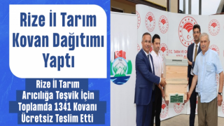 Rize’de Arıcılara Bin 341 Adet Kovan Dağıtıldı