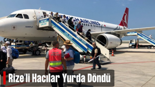 Rizeli Hacılar Yurda Döndü