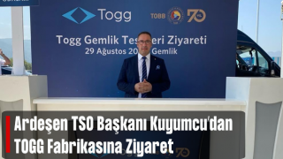 Türkiye Odalar ve Borsalar Birliği'nden TOGG Fabrikasına Toplu Ziyaret