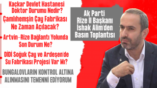 AK Parti Rize İl Başkanı İshak Alim Basın Mensuplarıyla Bir Araya Geldi