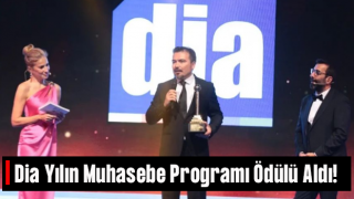 Dia Yazılım En İyi Muhasebe Programı Ödülü Aldı.