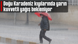 Doğu Karadeniz kıyılarında yarın kuvvetli yağış bekleniyor