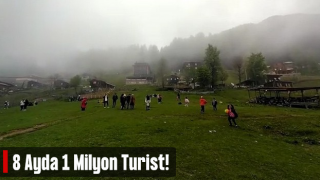 Rize’yi 8 Ayda 1 Milyondan Fazla Turist Ziyaret Etti