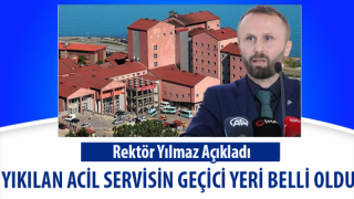 RTEÜ Eğitim ve Araştırma Hastanesi Acil Servisinin Geçici Yeri Belli Oldu