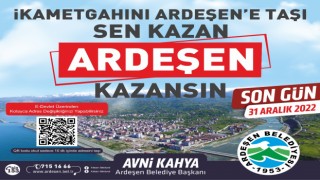 Ardeşen Belediyesi'nden Vatandaşa Çağrı