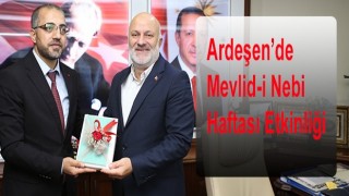 Ardeşen’de Mevlid-i Nebi Haftası Etkinliği.