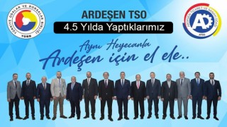 AYNI HEYECANLA, ARDEŞEN İÇİN EL ELE…