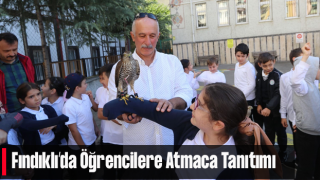 Fındıklı’da Öğrencilere Atmaca Tanıtımı Dersimiz Atmaca