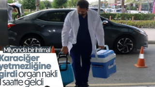 Karaciğer yetmezliğine giren genç, 1 saat sonra gelen nakille hayata tutundu