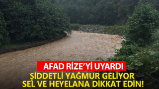 Meteoroloji'den Rize'ye Turuncu Kod ve Kar Yağışı Uyarısı