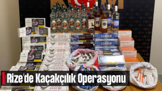 Rize'de sigara ve alkol kaçakçılığı yapan 2 yabancı uyruklu şahıs sınır dışı edildi