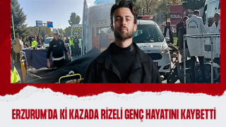 Rizeli Kurtuluş Erzurum'daki Motosiklet Kazasında Hayatını Kaybetti