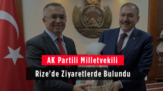 AK Partili Milletvekili Rize'de Ziyaretlerde Bulundu