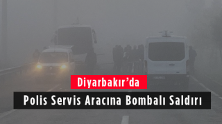 Diyarbakır’da Polis Servis Aracına Bombalı Saldırı