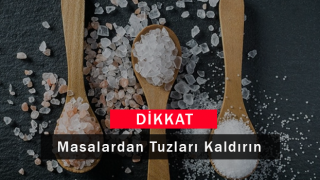 Masalardan Tuzları Kaldırın