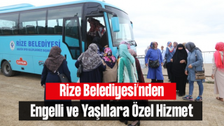 Rize Belediyesinden Engelli ve Yaşlılara Özel Hizmet