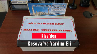 Rize'den Kosova'ya Yardım Eli