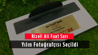 Rizeli Ali Fuat Sarı Yılın Fotoğrafçısı Seçildi