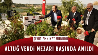 Şehit Emniyet Müdürü Altuğ Verdi Mezarı Başında Anıldı