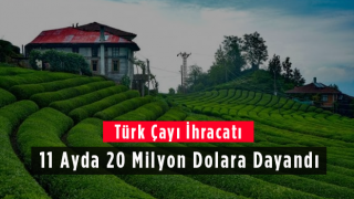 Türk Çayı İhracatı 11 Ayda 20 Milyon Dolara Dayandı
