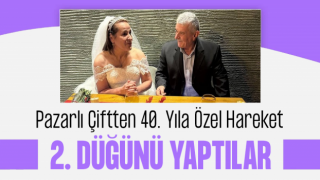 40. Evlilik Yıl Dönümlerinde Tekrardan Düğün Yaptılar