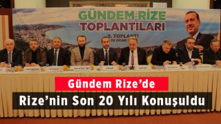 Gündem Rize’de Rize’nin Son 20 Yılı Konuşuldu