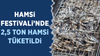 Hamsi Festivali'nde 2,5 Ton Hamsi Tüketildi