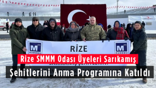 Rize SMMM Odası Üyeleri Sarıkamış Şehitlerini Anma Programına Katıldı