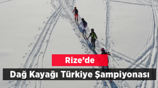 Rize'de Dağ Kayağı Türkiye Şampiyonası