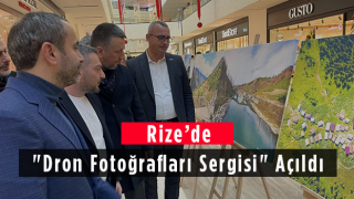 Rize'de 'Dron Fotoğrafları Sergisi' açıldı