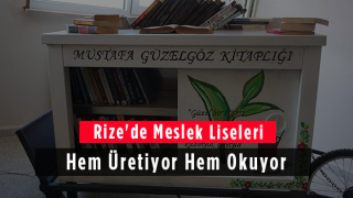 Rize'de Meslek Liseleri Hem Üretiyor Hem Okuyor