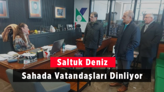 Saltuk Deniz Sahada Vatandaşları Dinliyor