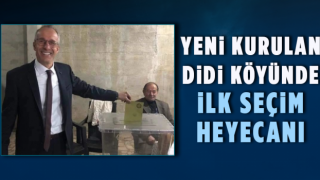 Yeni Kurulan Didi Köyünde İlk Seçim Heyecanı