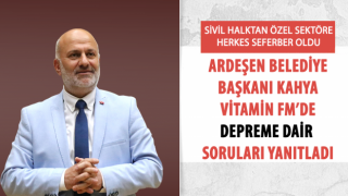 Ardeşen Belediye Başkanı Kahya Vitamin FM'de Deprem İle İlgili Soruları Yanıtladı.