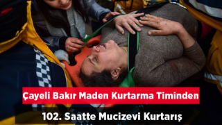 Çayeli Bakır İşletmeleri Maden Kurtarma Timi Kahramanmaraş’ta Anne-Kızı Depremin 102. Saatinde Enkaz Altından Çıkardı