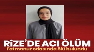 Rize'de kalp krizi geçiren lise öğrencisi Fatma Nur yaşamını yitirdi