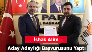 Alim, aday adaylığı başvurusunu yaptı