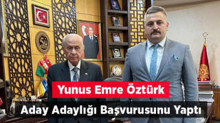 Av. Öztürk, MHP Rize Milletvekili Aday Adayı Oldu