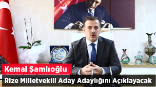 Doç. Dr. Şamlıoğlu, Yarın Rize Milletvekili Aday Adaylığı Başvurusunda Bulunacak