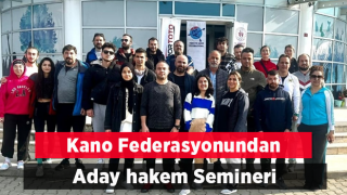 Kano Federasyonundan Aday hakem Semineri