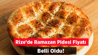 Rize'de Ramazan Pidesinin Fiyatı Belli Oldu