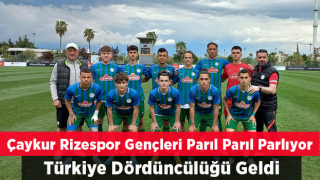 Çaykur Rizespor U17, Türkiye 4.'sü Oldu
