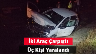 Rize Plakalı Otomobil Çorum'da Kaza Yaptı 3 Yaralı