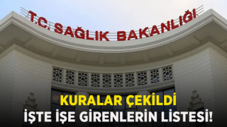 Sağlık Bakanlığı Rize Kurası Çekildi. İşte Kazanan İsimler